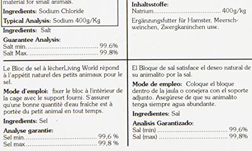 Living World Hamster sal e pedra de lickstone mineral