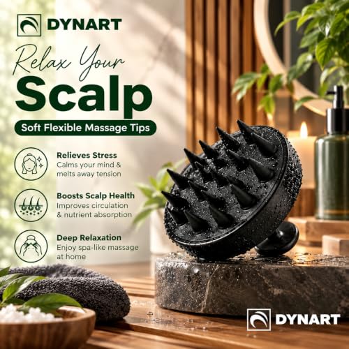 Image of Soft Silicone Back Scrubber Long Handle Bath Brush + Body Scrubber Bath Brush + Scalp Massager for Hair + Face Scrubber Brush + Ice Face Roller Combo, Super-Exfoliating & Lathering Body Scrubber, Shower Brush | BPA-Free | for Men and Women (With A Free Hook 2-pcs)