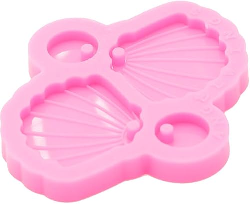 Miniatura 4 de Angel Wings Moldes de resina superbrillantes, moldes de silicona para aretes de bricolaje, llaveros, fabricación de joyas, color rosa