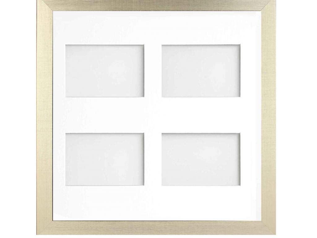 Frame Company Simpson Gold Multi Aperture Photo Frame, 40x40cm for 6x4 inch (x4)