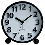 [Veilleuse à portée de main] : ce réveil en métal dispose d'une veilleuse pratique activée par bouton-poussoir, vous permettant de vérifier l'heure instantanément même dans l'obscurité complète sans perturber votre sommeil ou tâtonner, ce qui le rend parfait pour les chambres, les dortoirs et tout espace où la visibilité nocturne rapide compte le plus.