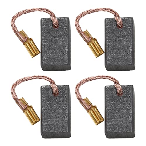 ECSiNG 2 Pares de Escobillas de Carbón Compatible con Accesorios de Herramientas Eléctricas Bosch GWS 17-125 CIE con Función de Parada Automática 1607000V37 6x10x17mm