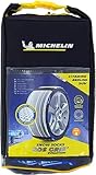 MICHELIN SOS GRIP EVOLUTION SCHNEESOCKEN Hochwirksam, leicht aufzuziehen und abzunehmen. Die neue exklusive Textilstruktur von Michelin und ihre extrem absorbierenden Multi-Bänder sorgen für hervorragende Bodenhaftung, maximale Traktion und erzeugen keinerlei Vibrationen während der Fahrt. Die hochfeste Polyesterlauffläche der MICHELIN SOS GRIP EVOLUTION Schneesocken ermöglicht die Wiederverwendung des Produkts über mehrere Saisons.