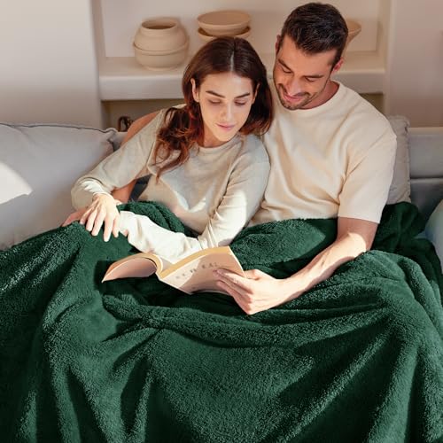 Exclusivo Mezcla Soft Fleece Throw Blanket for Sofa Super Soft Velvet Plush Blanket for Bed Fuzzy Cozy and Warm for All Seasons 127x152 CM - Image 4