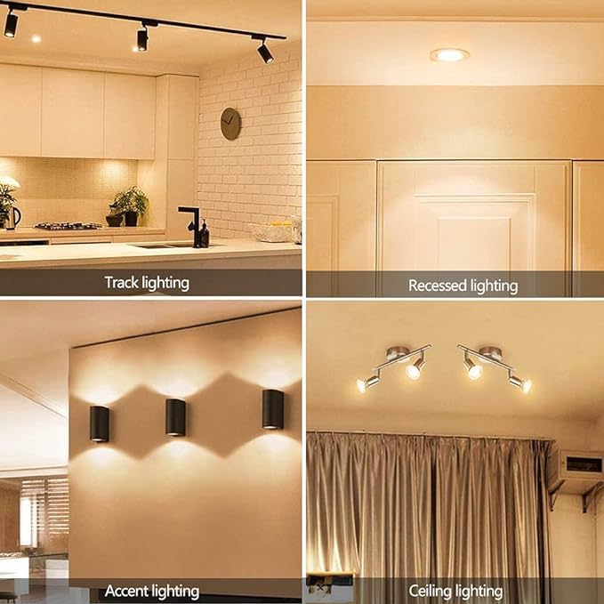 Ampoules GU10 35W, GU10 Ampoules Halogènes,Ampoule Spot AC 230V 35W, GU10 Halogen Ampoules Halogène 2 Broches 35° Angle de Rayonnement 2700K Dimmable Blanc Chaud, Pack de 6 [Classe énergétique G Ampoules GU10 35W, GU10 Ampoules Halogènes,Ampoule Spot AC 230V 35W, GU10 Halogen Ampoules Halogène 2 Broches 35° Angle de Rayonnement 2700K Dimmable Blanc Chaud, Pack de 6 [Classe énergétique G