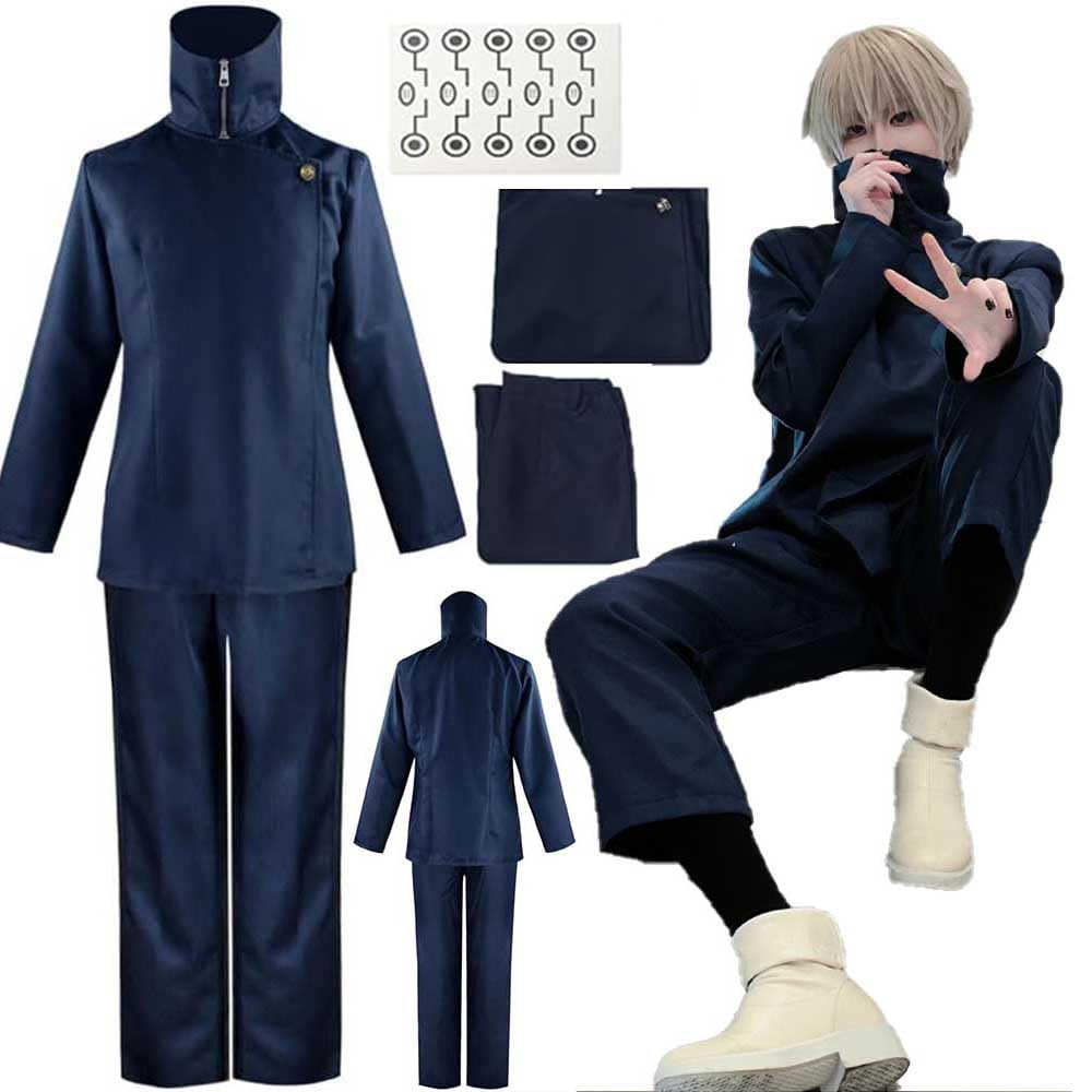 Toge Inumaki Cosplay Costume Uniform Toge Cosplay Costume Outfit Inumaki Uniform Men Halloween