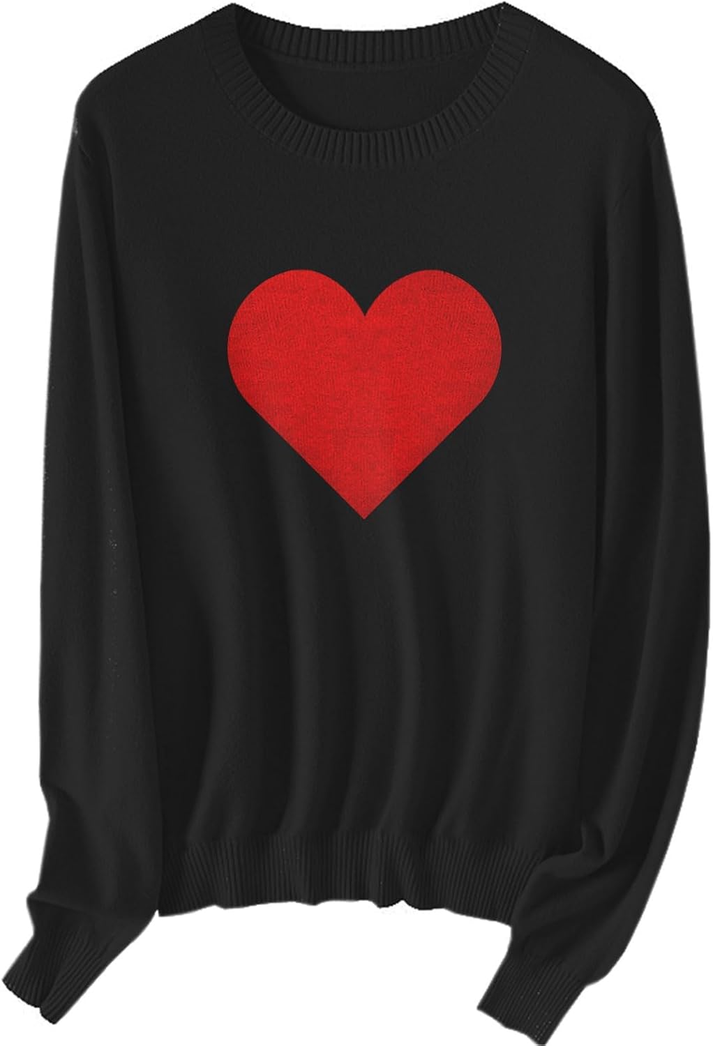 SANGTREE Women's Sweaters Crewneck Long Sleeve Soft Knit Pullover Jumper Tops Casual Fall Sweaters