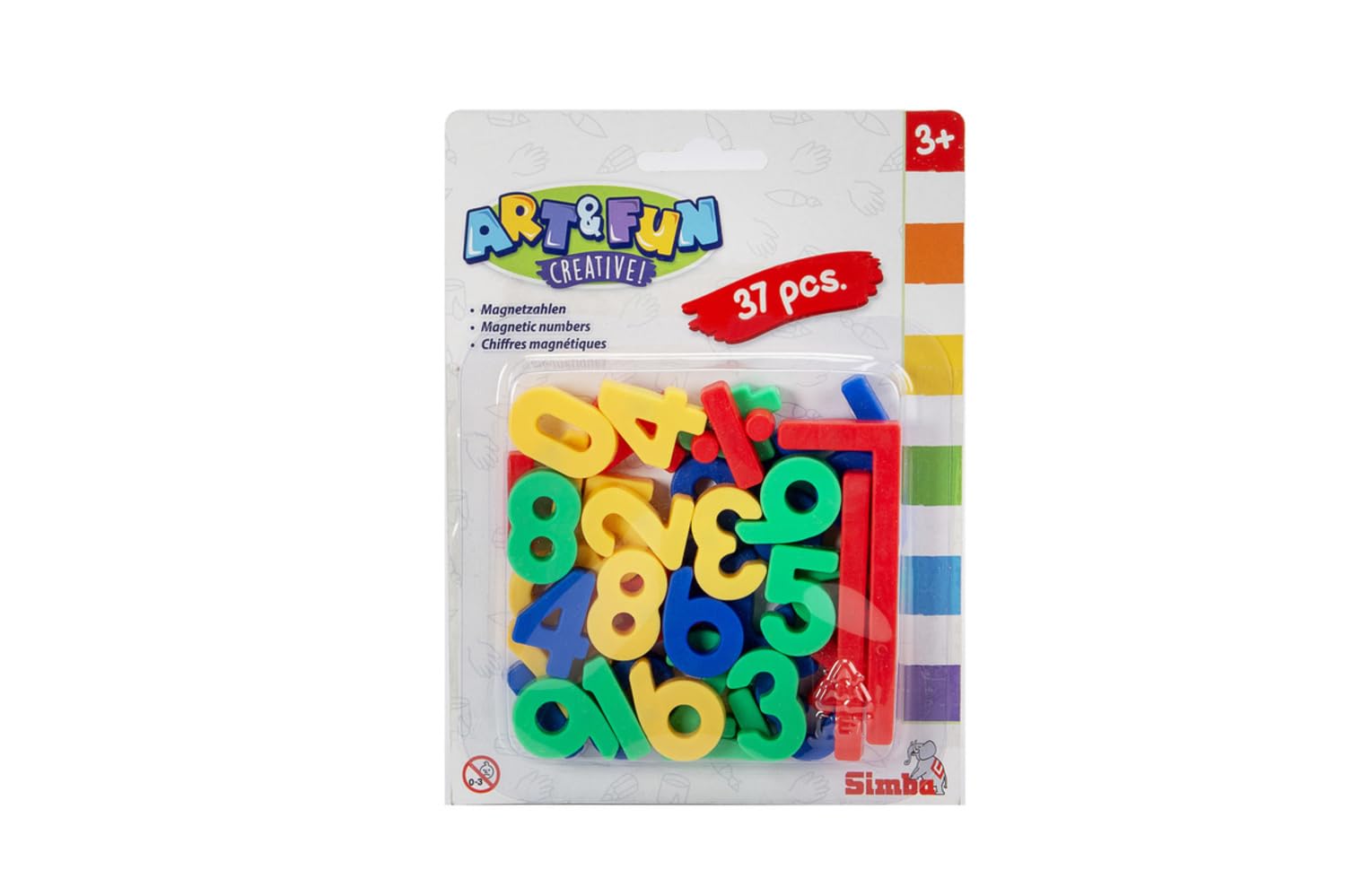 Simba 104591457 "Art and Fun" Magnetic Numbers/Symbols Set