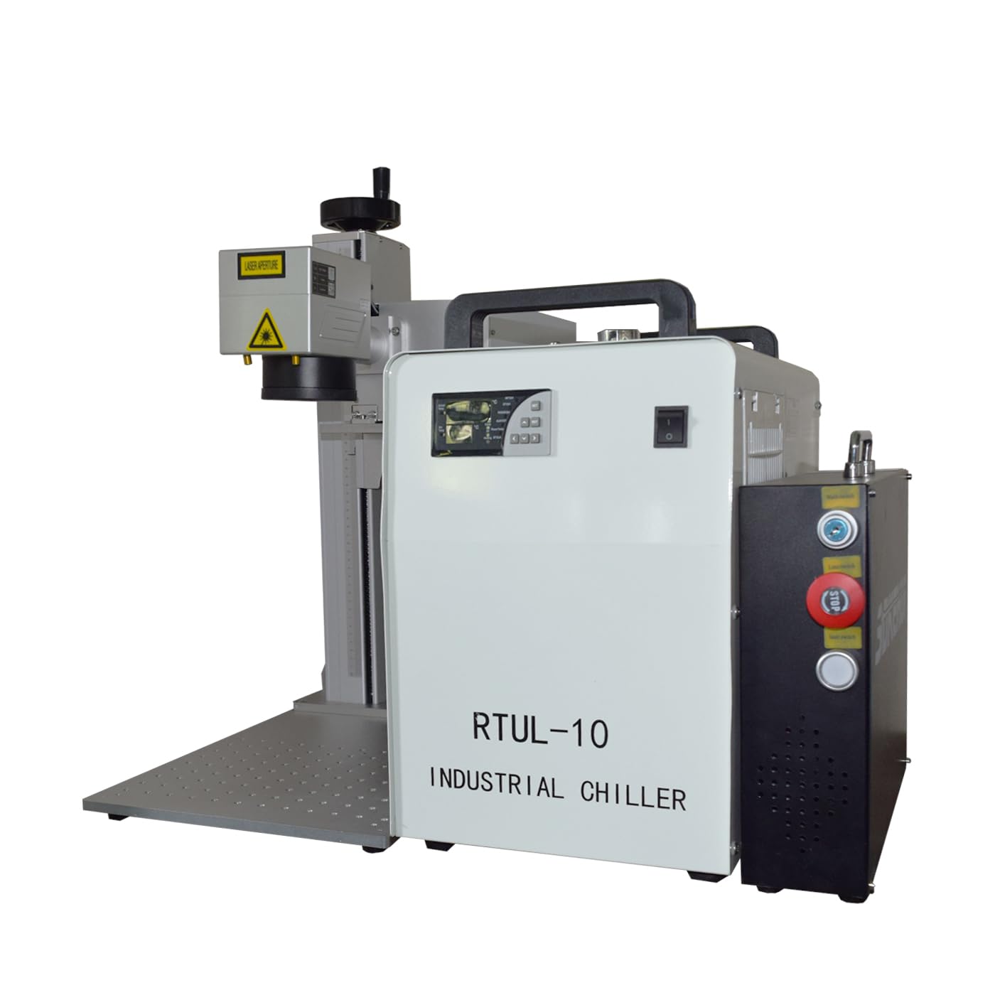 300x300mm 5W Machine de gravure laser UV de machine de marquage de fibre