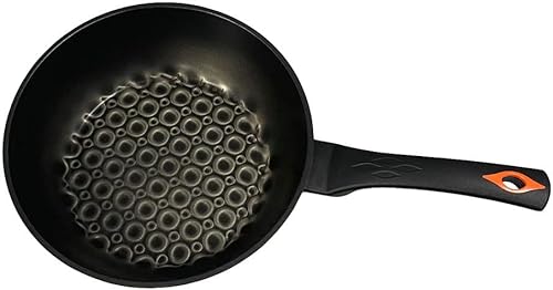Miniatura 5 de Wok antiadherente con revestimiento de diamante 3D de 10 "(26 cm), 3.25 pulgadas de profundidad - HECHO EN COREA