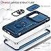 LeYi for Samsung Galaxy S25-FE Case: Samsung S25 FE Cover with Galaxy S25 FE Screen Protector Tempered Glass X 2, Galaxy S25 FE Phone Case, Kickstand Heavy Duty Shockproof para Cell Case S 25FE, Blue