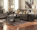 Signature Design by Ashley - Gavelston Coffee Table w/ Fixed Shelf, Rubbed Black Finish