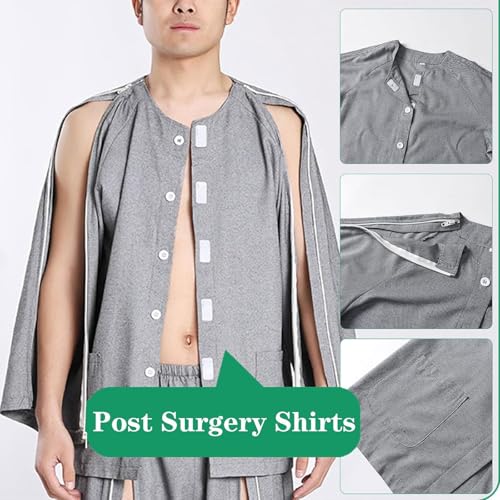 Vêtements de rééducation haut de gamme faciles à enfiler pour hommes - 5