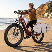 MEELOD Electric Bike for Adults, 2000W Peak 48V 18Ah Ebike, 85 Miles Range, 24" Fat Tire E-Bike with Disc Brake, 7-Speed, IP65 Waterproof