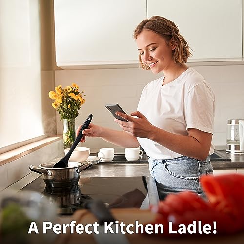 image for Zulay Kitchen Zulay Soup Ladle Spoon with Comfortable Grip - Cooking a