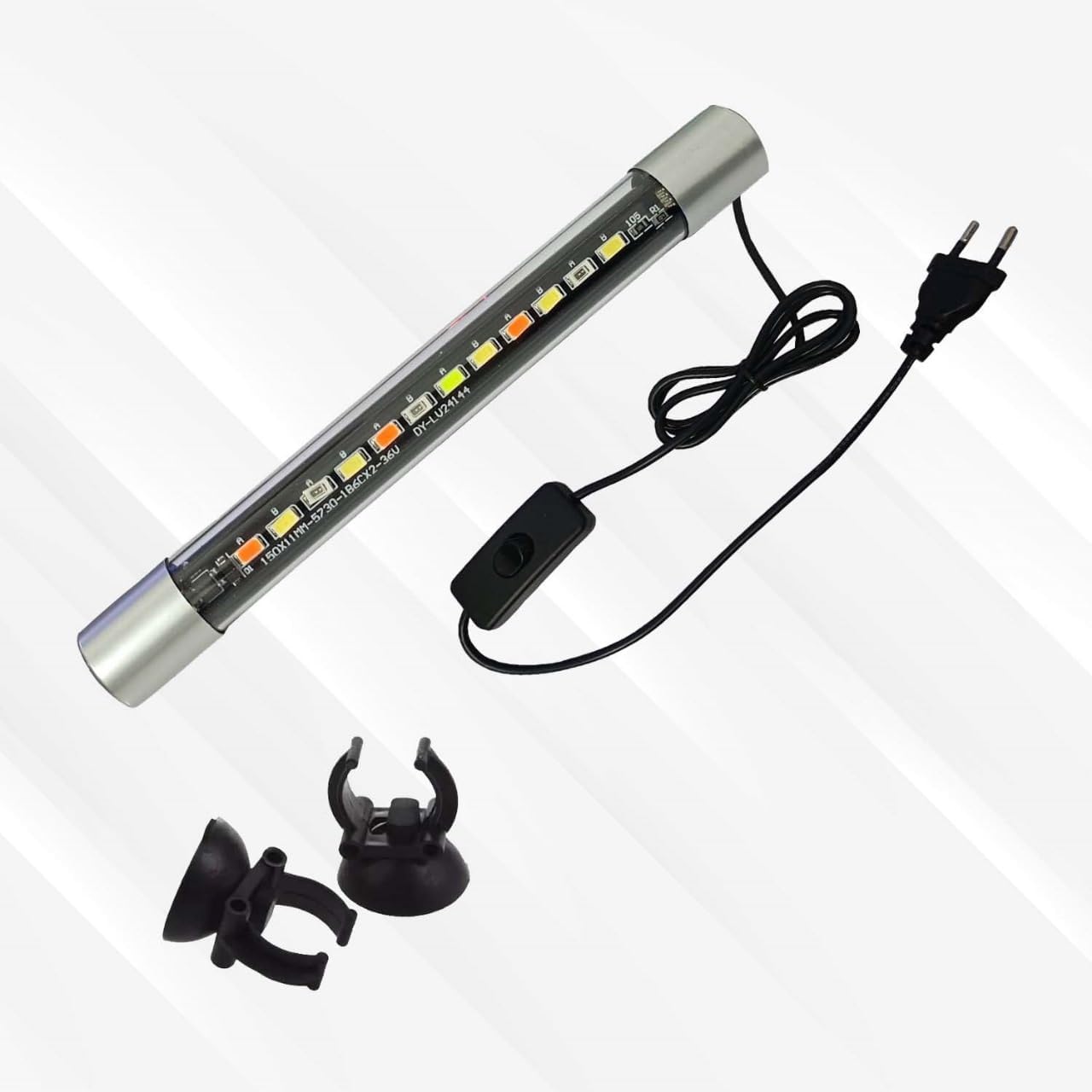 Animaux Multi-Colour Aquarium Fish Tank Light with Light Changing Switch 3 Mode Lights | Light Fully Submersible Decorative Lamp | Can be Used Up to 3 FT Tank (T4-60F | 6W | Light Length 57CM) (B0CK1RRHW5) Amazon Price History, Amazon Price Tracker
