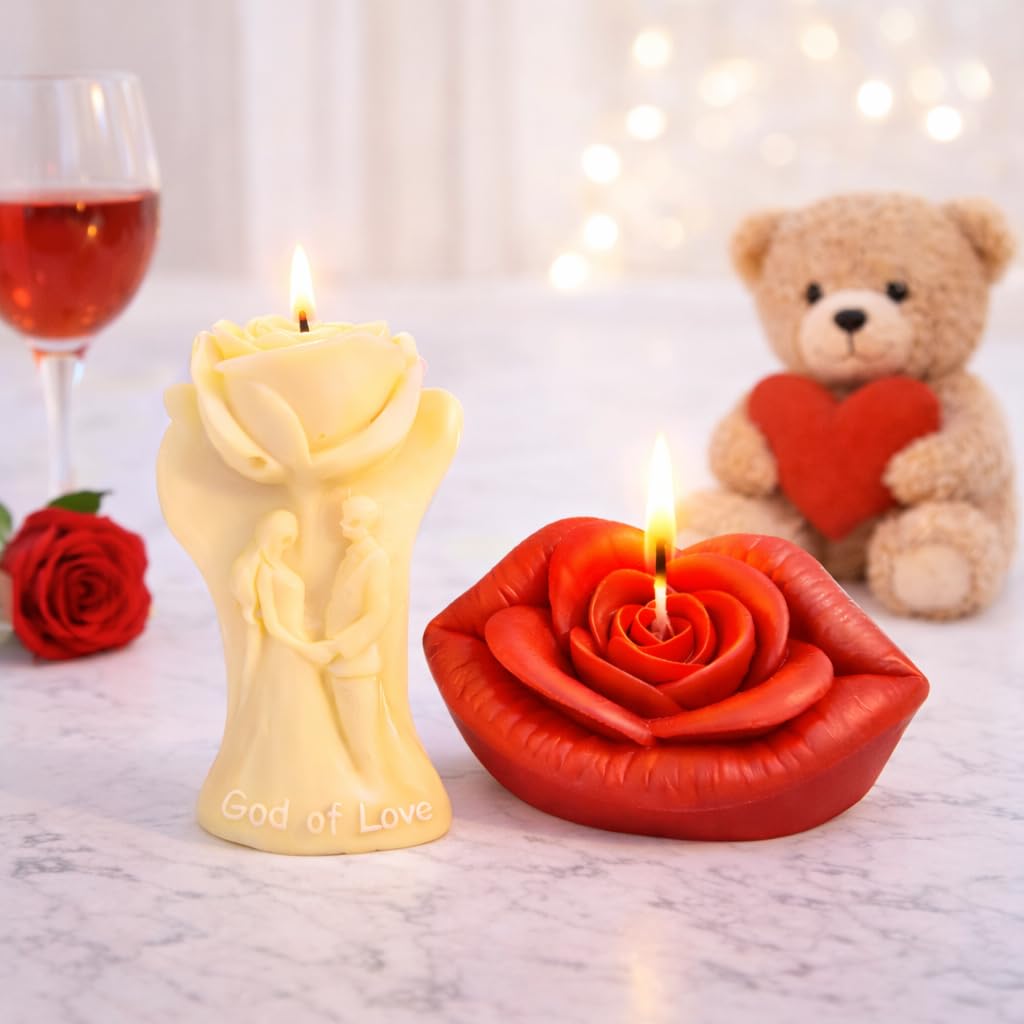 Tsubaki Valentine's Day Soy Wax Candle Gift Hamper | Romantic