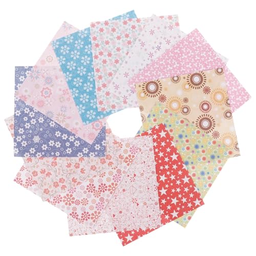 SUPVOX 2juegos Papel De Colores Para Origami Manualidades Plegado Ecoseguro Decoración