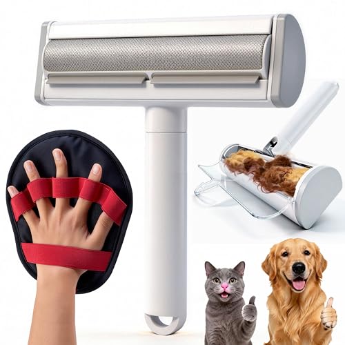 Yoioyms 2 in 1 Pet Hair Removal Set, Reusable Dog Hair Remover…