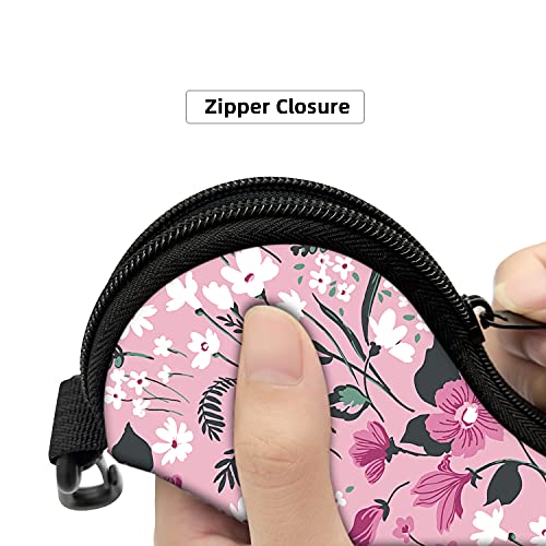 Image of Sunglasses Soft Case with Carabiner Ultra Light Neoprene Zipper Glasses Case