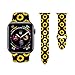 Montagnes Sunflowers Watch Bands Compatible with Apple Watch 38mm 40mm, Adjustable Sunflower Wristbands Soft Silicone Replacement Strap for iWatch Series 7 6 5 4 3 2 1 SE