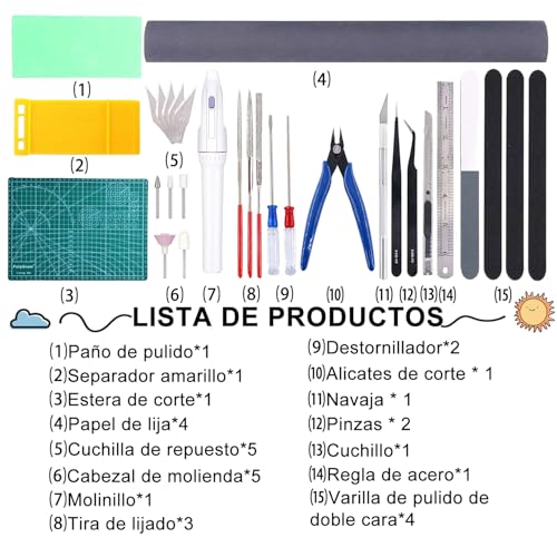 Catálogo para Comprar On-line Herramientas de modelado , tabla con los diez mejores. 12 Herramientas de modelado marca DOXLIO (3)