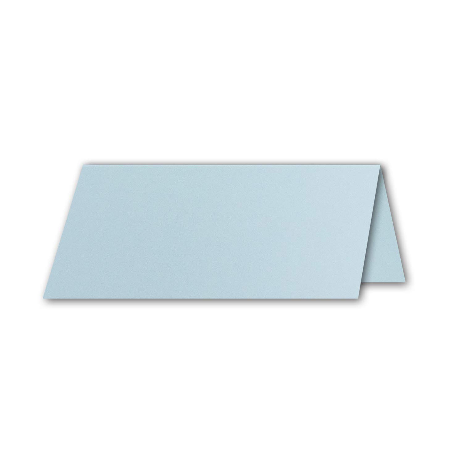 FarbenFroh by GUSTAV NEUSER 25x place cards in light blue (blue) 4.5 x 10 cm blank double cards as place cards and name cards for weddings and parties - Image 2