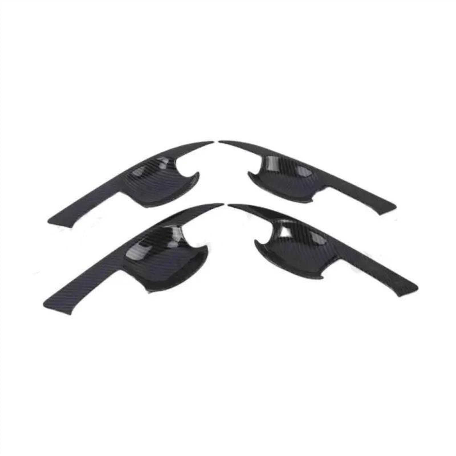 KJHOPY Car Accessories Exterior Door Handle Bowl Trim Cover Frame for Toyota for Corolla for Altis E210 19-23 Exterior Door Handle(Carbon Bowl)
