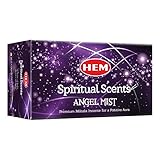 HEM Premium Angel Mist Masala Incense Sticks | Pure Herbs, Wood Powder | Aromatherapy Incense for Stress Relief, Air Purifier & Cleansing | Gift Set - Pack of 12 (15 GMS Each)