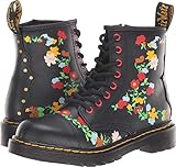 Dr. Martens 1460 Pooch Flower J Boots Black Multi