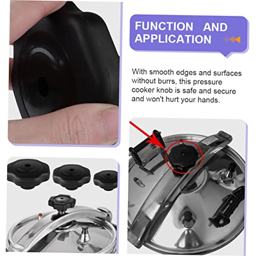 4 piezas pomo para olla de presión PRETYZOOM miniatura 4