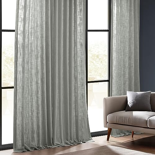 HPD Half Price Drapes Premium Heavy Faux Linen Living Room (1 Panel) - Image 4