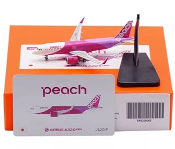 ピーチ A320neo 1/400 ScaleModelStore.com :: JC Wings 1:400 - EW432N005 - Peach