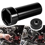 Bonbo 2-1/4' Mainshaft Pulley Wrench Lock Nut Sprocket Socket Tool Fit for Harley Twin Cams, Dyna, Electra Glide, Heritage Softail