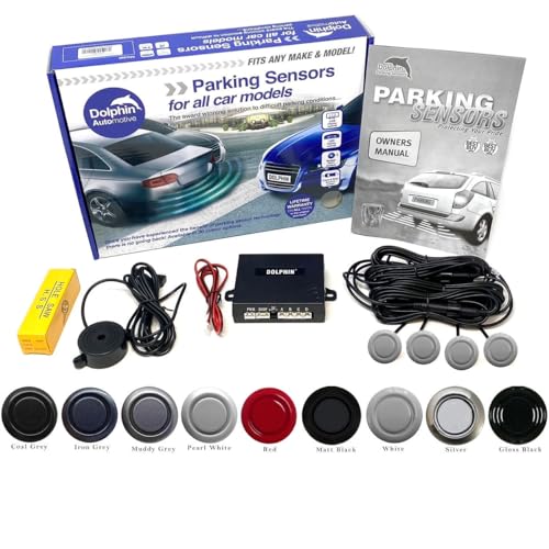 Dolphin Automotive DMS400 Mikro Rückfahrsensoren Weiß