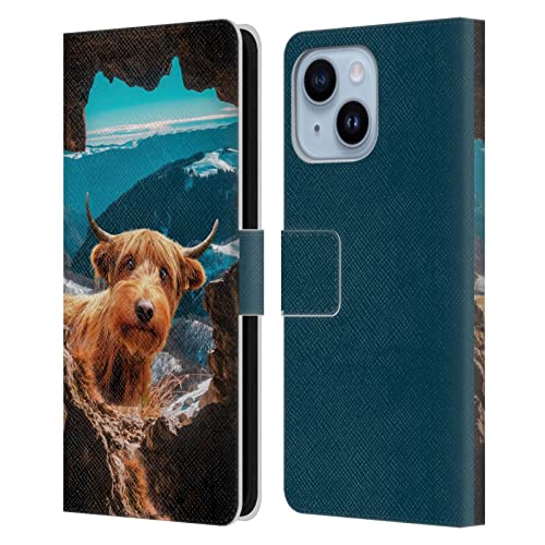 Étui iPhone 14 Plus portefeuille cuir avec rangements et support vidéo