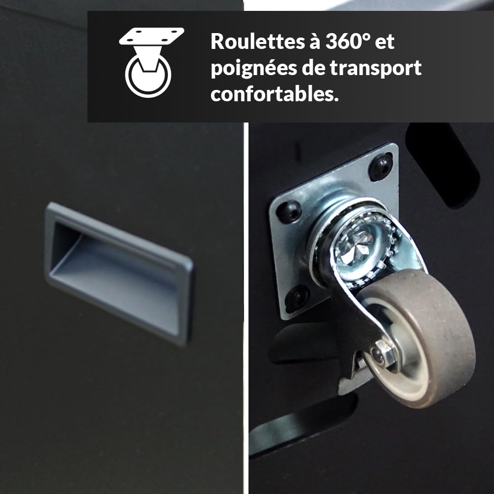 KRATKI PATIO LIGHT Chauffage d'appoint au gaz propane-butane G30/30mbar - 8,2 kW - Chauffage Extérieur Terrasse Jardin - Foyer Décoratif - Jusqu'à 30 Heures de Combustion - Blanc
