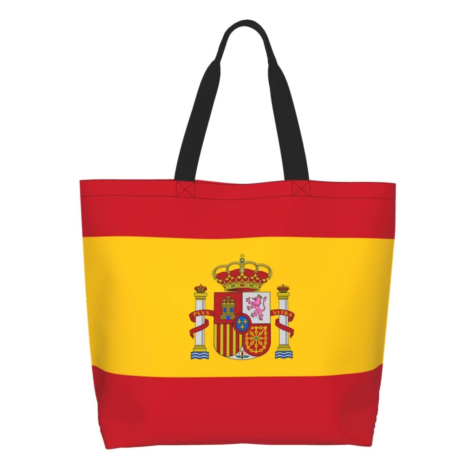 YSBYEIU Cute Flag Tote Bag For Women Men Gifts Large Reusable Shopping Bags for Beach, Travel,Gym,Yoga