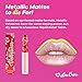 Lime Crime Metallic Velvetines Liquid Matte Lipstick, Blondie - French Vanilla Scent - Long-Lasting Liquid Metal Matte Lipstick - Won't Bleed or Transfer - Vegan