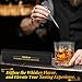 Hohean 1 Pack Whiskey Glass Water Pipette with Gift Box, Fashion Glass Pipette Water Dropper for Diluting Whiskey, Elegant Gift for Bourbon, Gin, and Rum Enthusiasts, Compact and Portable