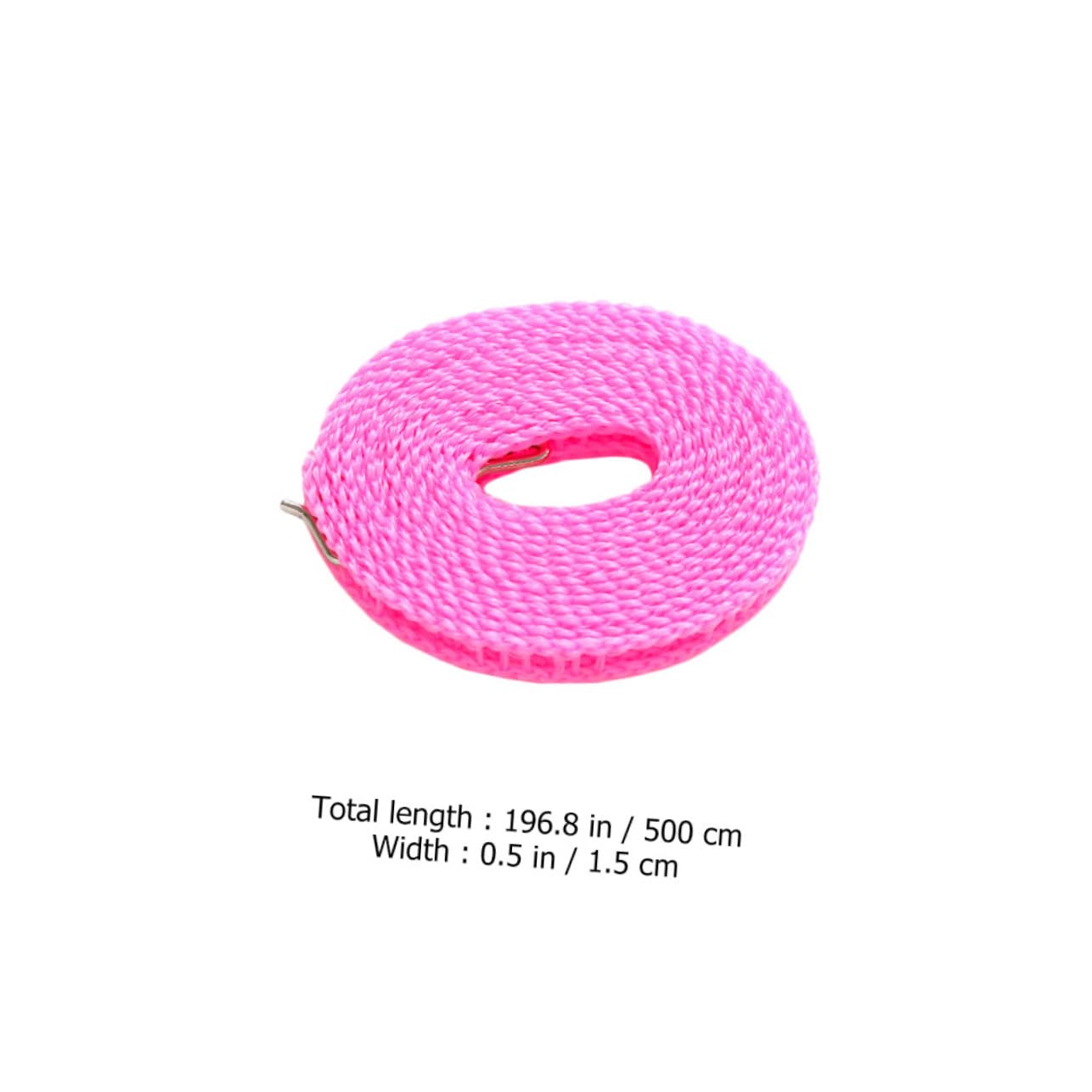 OUNONA 6Pcs Portable Travel Clothesline Windproof Multi Functional Hanging Ropes Nylon Clothes Drying Lines for Outdoor Camping and Home Use