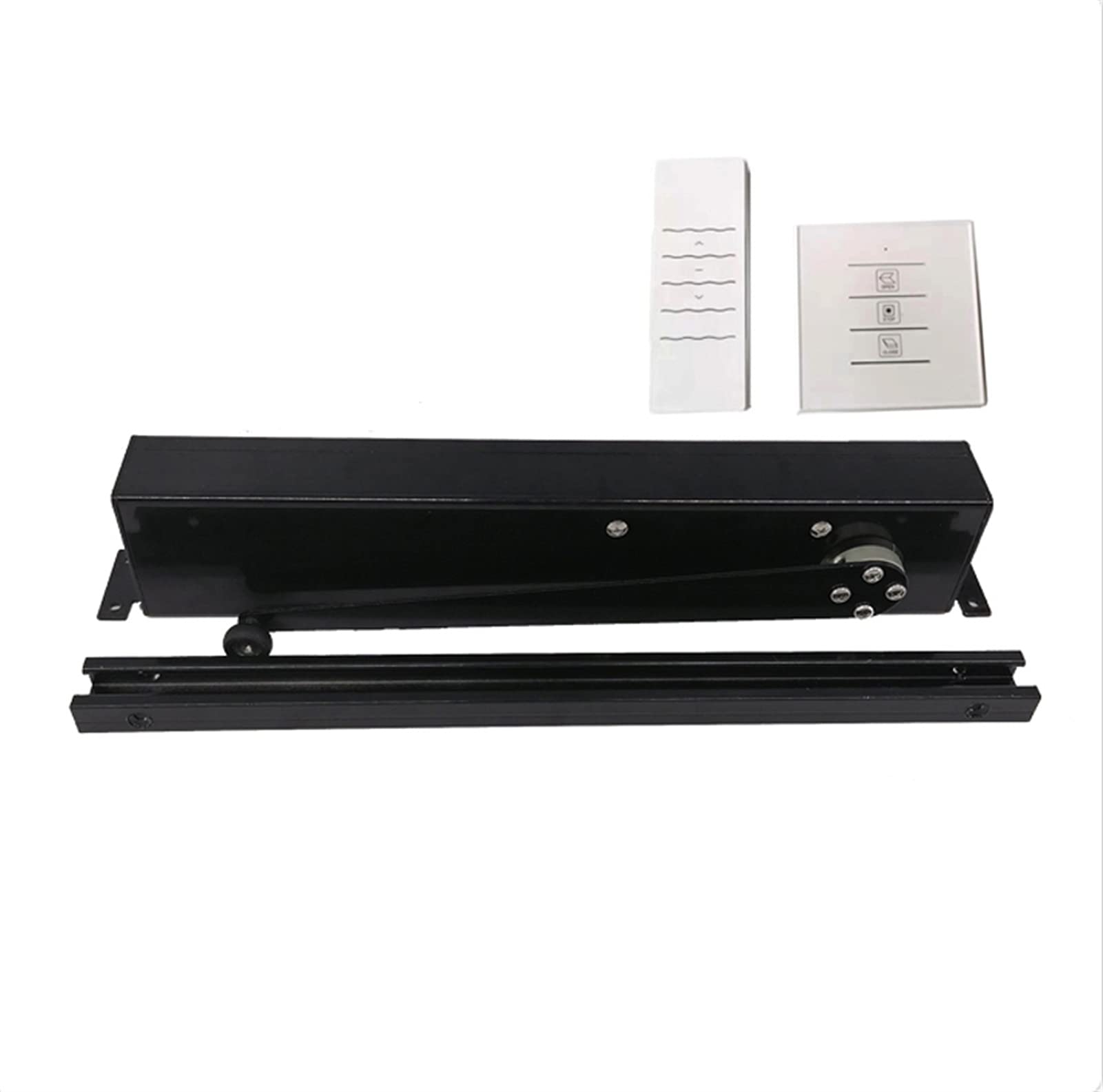 Cierrapuertas Automático, Smart Home Office Electriador automático de abridor obturador con bisagras cerrada 2 4VDC(Kit 0 only opener)