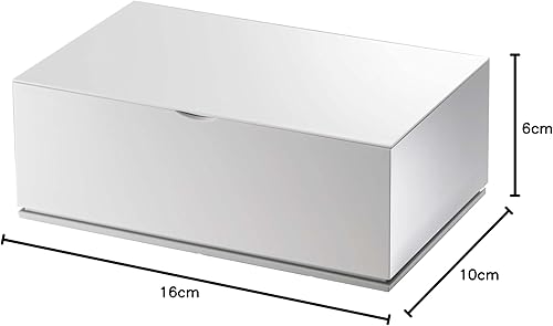 Miniatura 10 de Yamazaki Industries 7862 - Estuche para toallitas húmedas, velo, color blanco