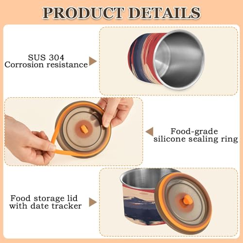 Contenedor Hermético de Acero Inoxidable para Café 30oz miniatura 4