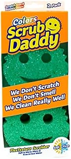 Scrub Daddy Sd2Cg Gąbka, Zielony, 2 Sztuki