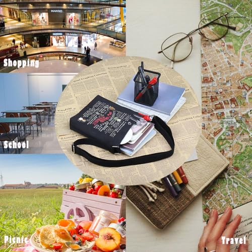 MNIGIU The Sound of Musical Encouragement Quote Crossbody Bag The Sound of Musical Merch For The Sound of Musical Fans 7