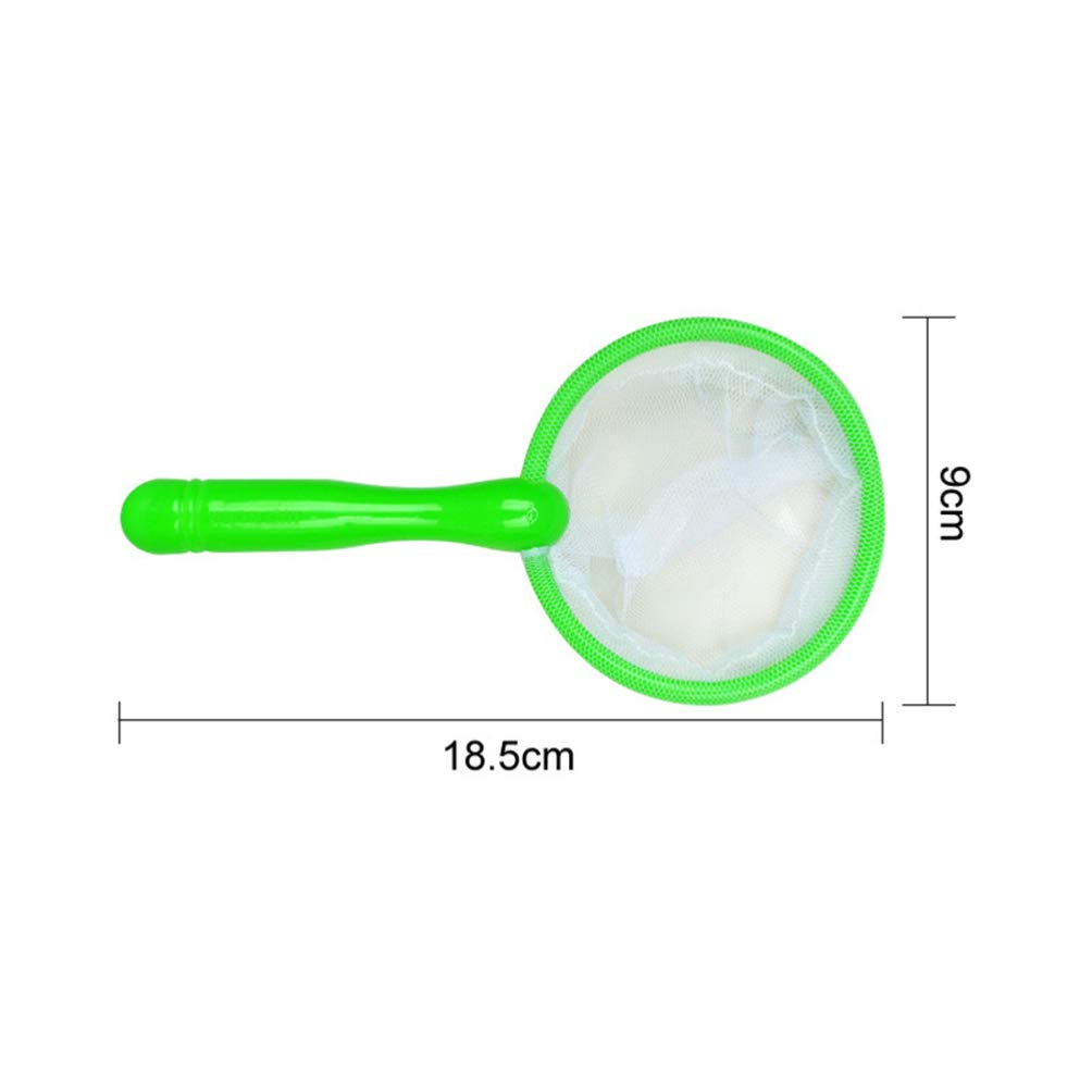 TOYANDONA 10 Pcs Mini Filet de Pêche Petit en Plastique Insecte Attraper Filet de Pêche Net pour Enfants Enfants