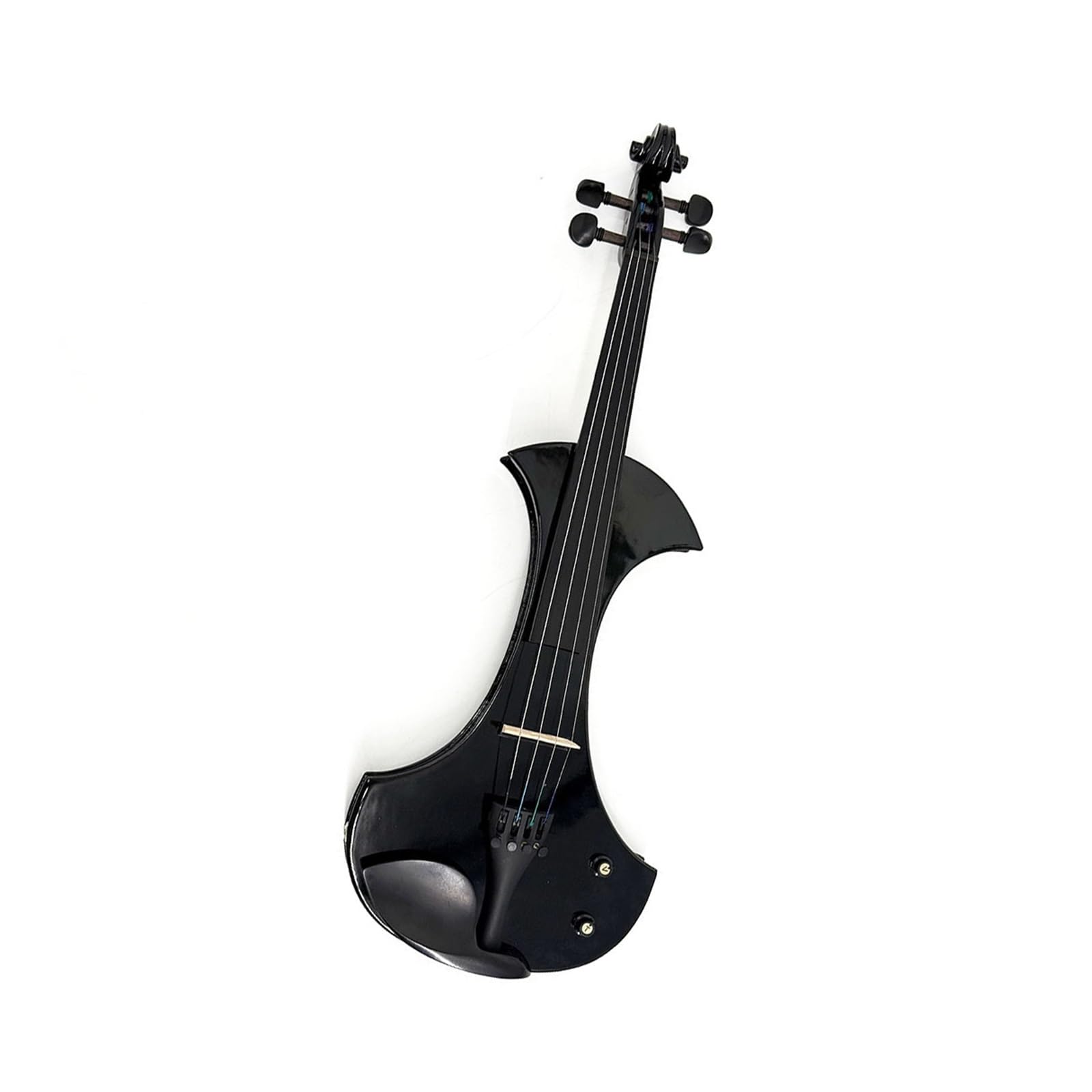 Violino Elettronico Professionale 4/4 Strumento A Corde Nere Violino