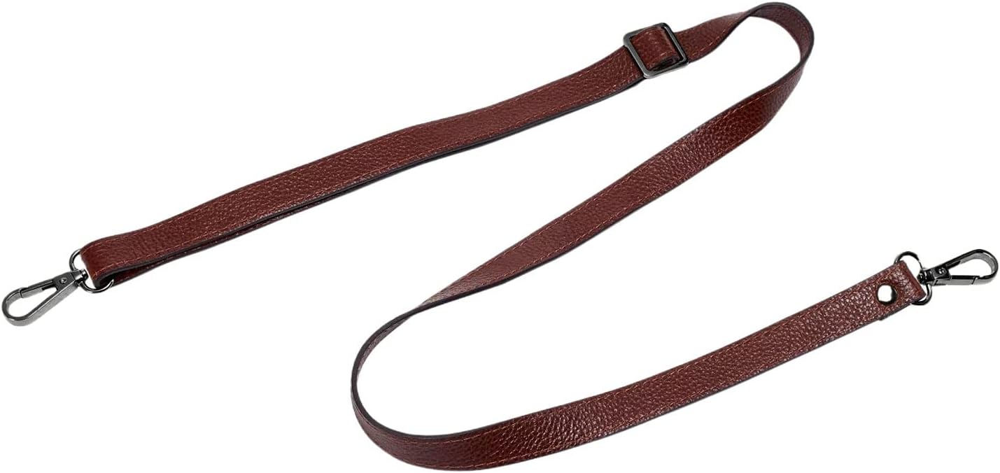 VanEnjoy 47" Genuine Leather Crossbody Strap With 12MM Chain - Replacement Strap For Handbags, Purses (Beige) - View #6