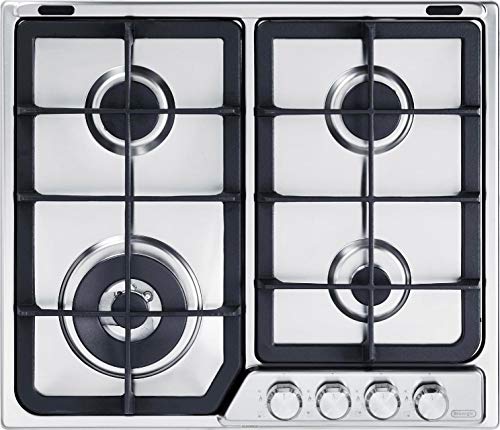 Piano Cottura A Gas Professionale Pfi 46 Gh Linea 60 Cm N. 4 Fuochi In Acciaio Inox